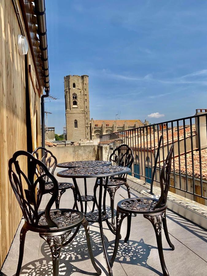 Rooftop Standing Place Carnot Carcassonne Exteriör bild